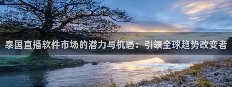 888看球nba直播免费：泰国直播软件市场的潜力与机遇：引领全球趋势改变者
